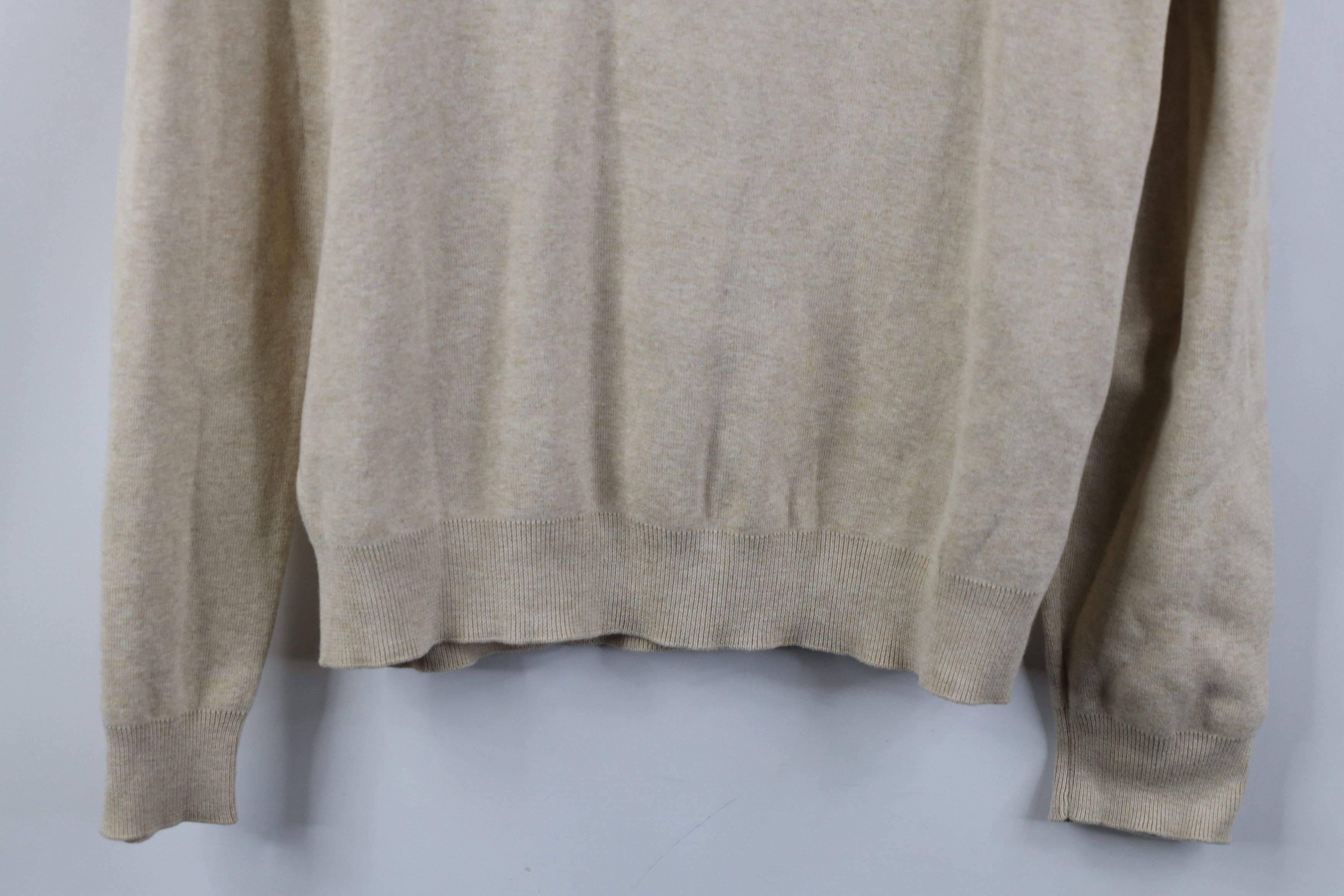 Ralph Lauren Vintage 90s Ralph Lauren Cotton Ribbed Knit Long Sleve Polo Size US M / EU 48-50 / 2 - 3 Thumbnail