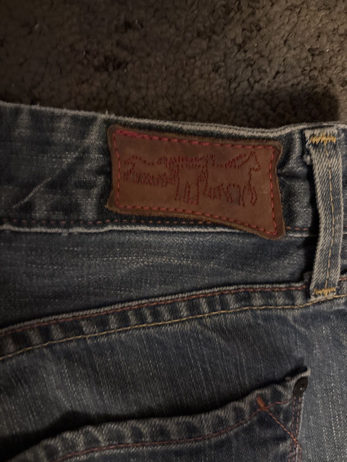 Levi's Vintage Clothing Levi’s RED Jeans 2000s Archival Denim w/ Graphic Pocket Bags Size US 36 / EU 52 - 3 Thumbnail