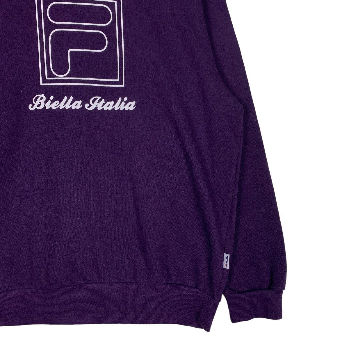 Fila FILA Big Logo Purple Crewneck Sweatshirts #0818-C37 Size US XXL / EU 58 / 5 - 4 Thumbnail