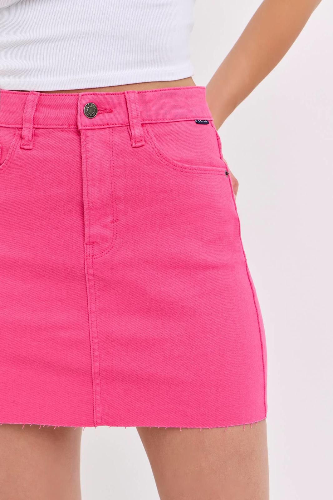 Other High Waisted Mini Skirt with Front Slit by Cello Size 26" / US 2 / IT 38 - 2 Thumbnail