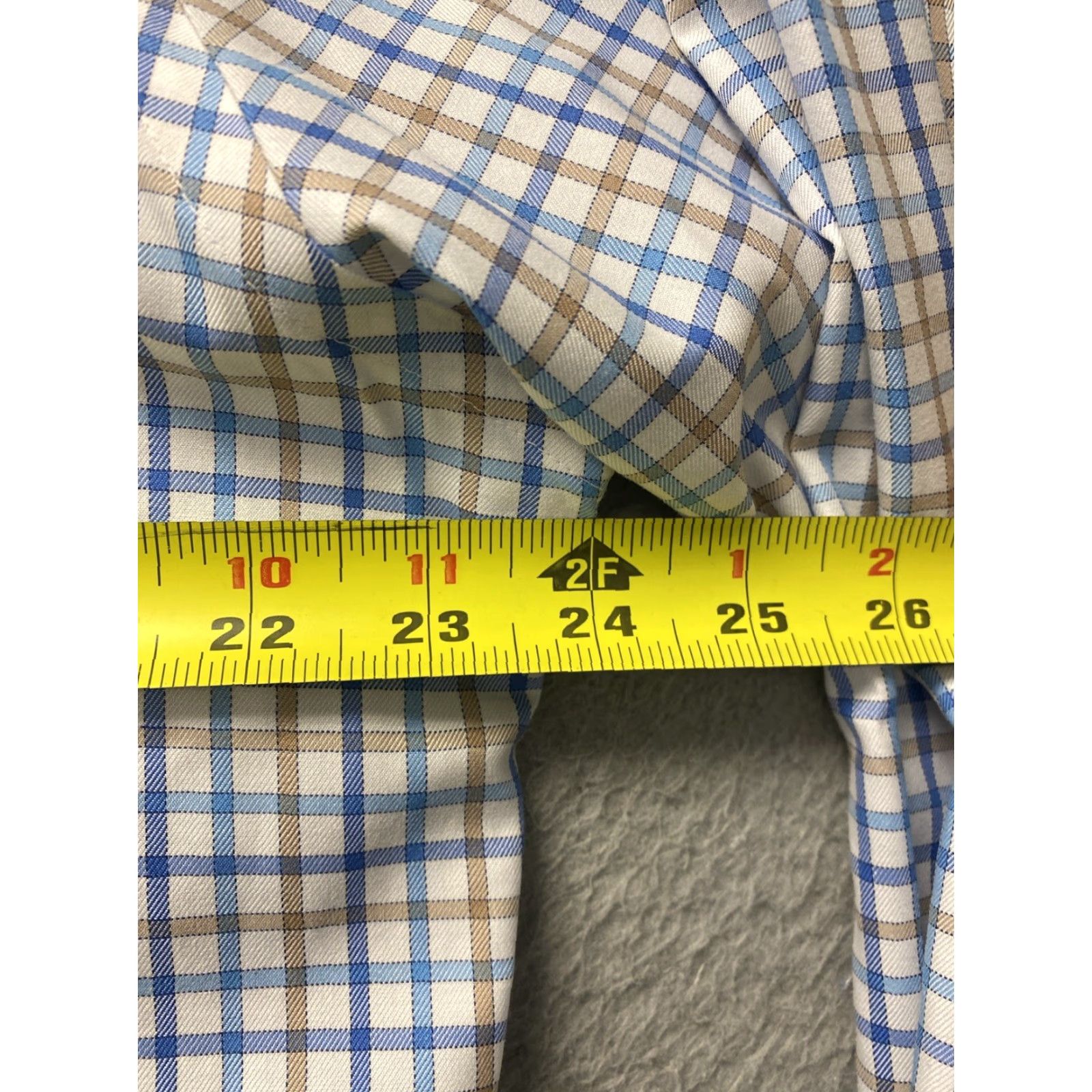 Peter Millar PETER MILLAR Nanoluxe Long Sleeve Button-Up Shirt Plaid Checkered Adult L Multicolor Classic Preppy Mens Size US L / EU 52-54 / 3 - 6 Thumbnail