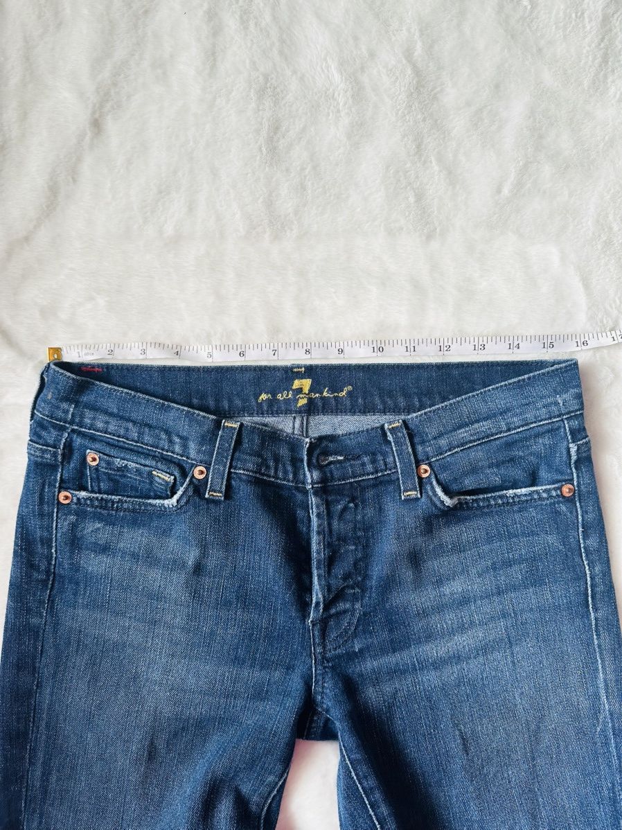 7 For All Mankind 7 Of All Man Kind Bootcut Jeans Size 30" / US 8 / IT 44 - 6 Thumbnail