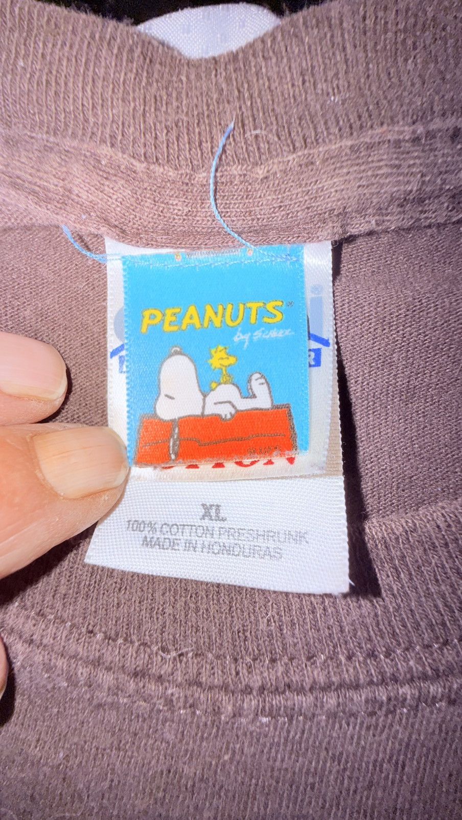 Peanuts Thrashed Vintage Snoopy Biker Tee Shirt XL Peanuts T Size US XL / EU 56 / 4 - 4 Thumbnail