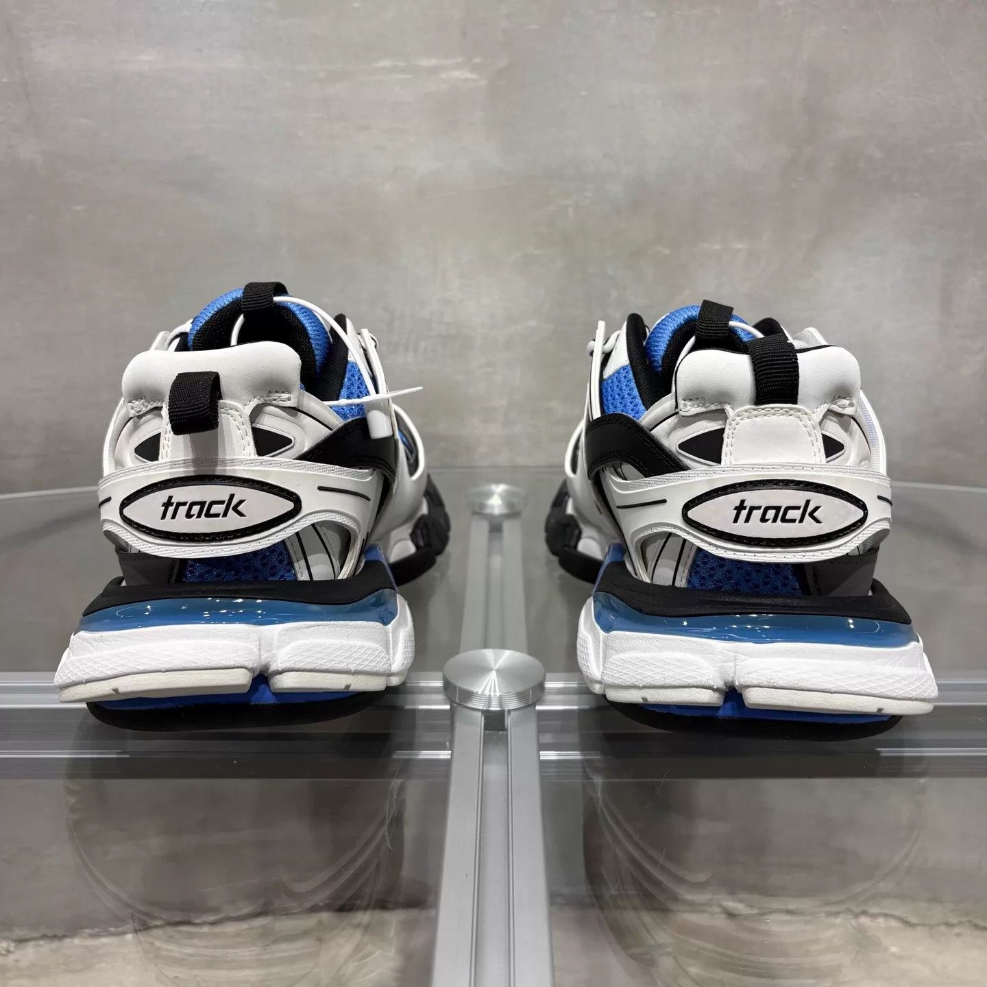 Balenciaga Balenciaga BLCG Track Black Blue Size 40 Size US 7 / EU 40 - 6 Thumbnail