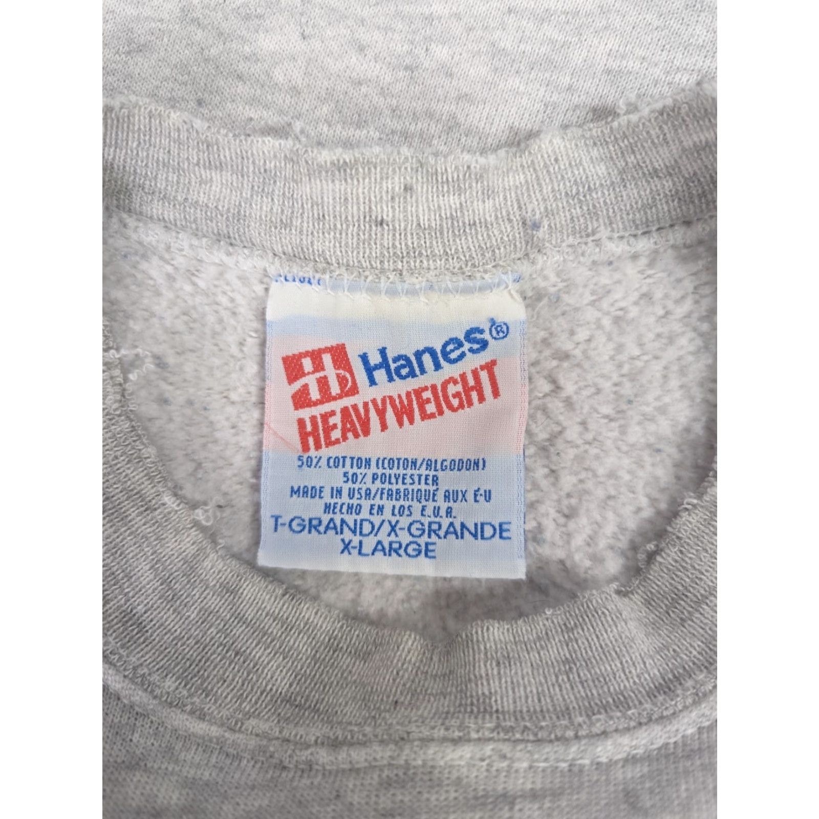 Hanes VINTAGE 90s New York City NY Broadway Sweatshirt Gray USA Hanes XL Crewneck Pullover Men Grade A Pit to Pit 26 Length 29 Size US XL / EU 56 / 4 - 5 Thumbnail