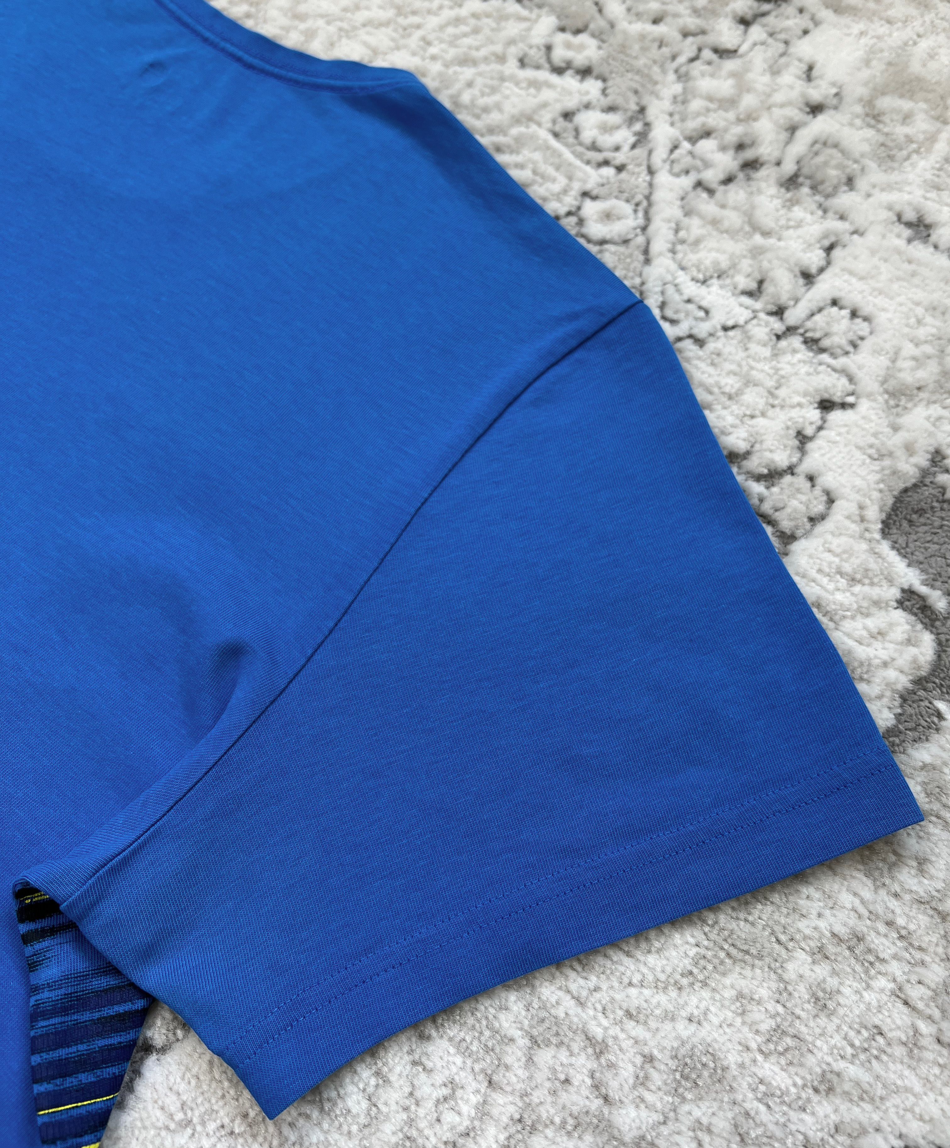 Adidas Adidas Climalite Blue Graphic Logo T-Shirt M/L Size US M / EU 48-50 / 2 - 11 Thumbnail