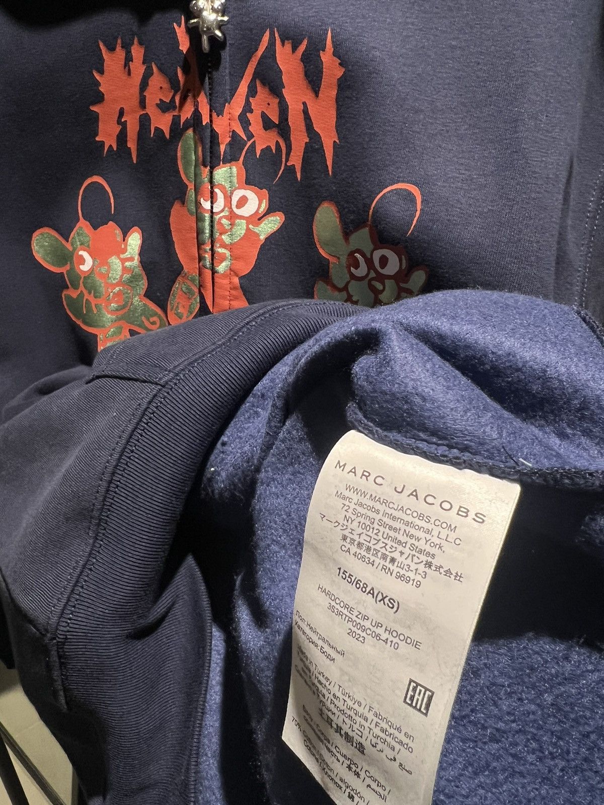 Heaven by Marc Jacobs × Marc Jacobs HEAVEN “HARD CORE” ZIP