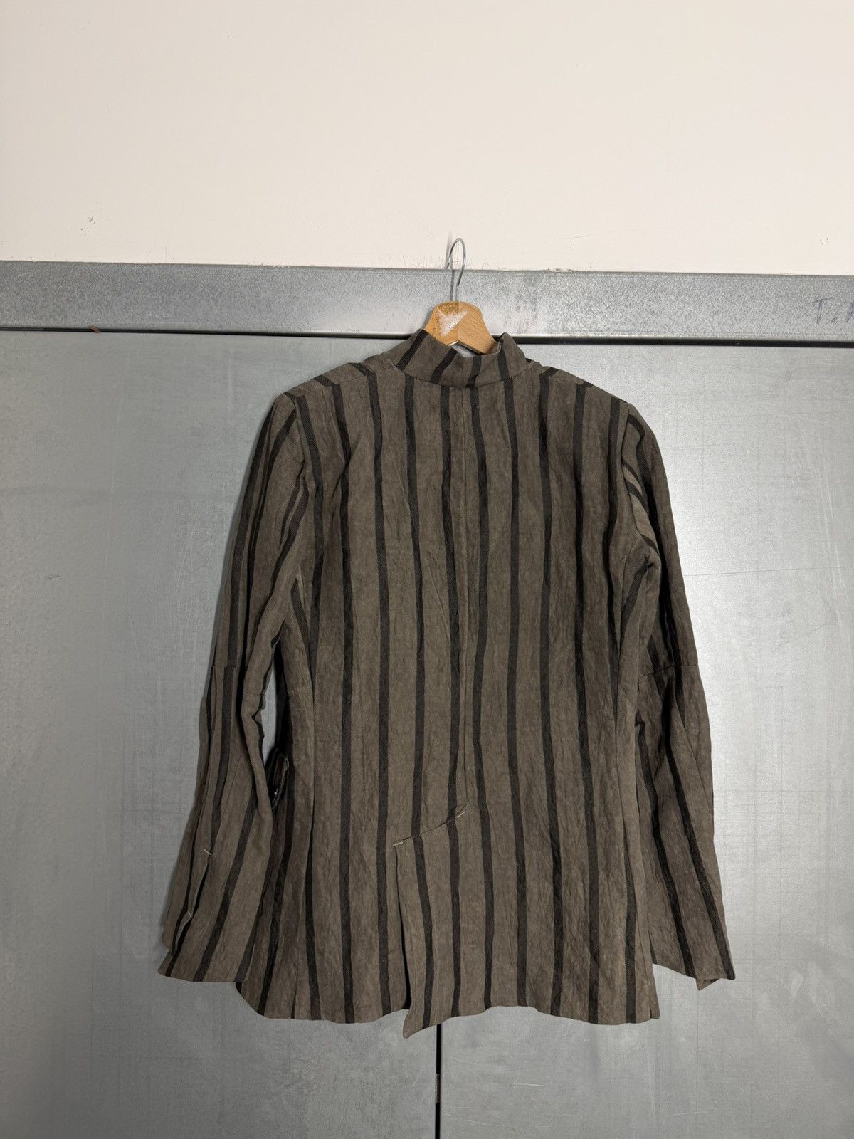 Nostra Santissima Nostra Santissima Hemp Striped Blazer Size US XS / EU 42 / 0 - 14 Thumbnail