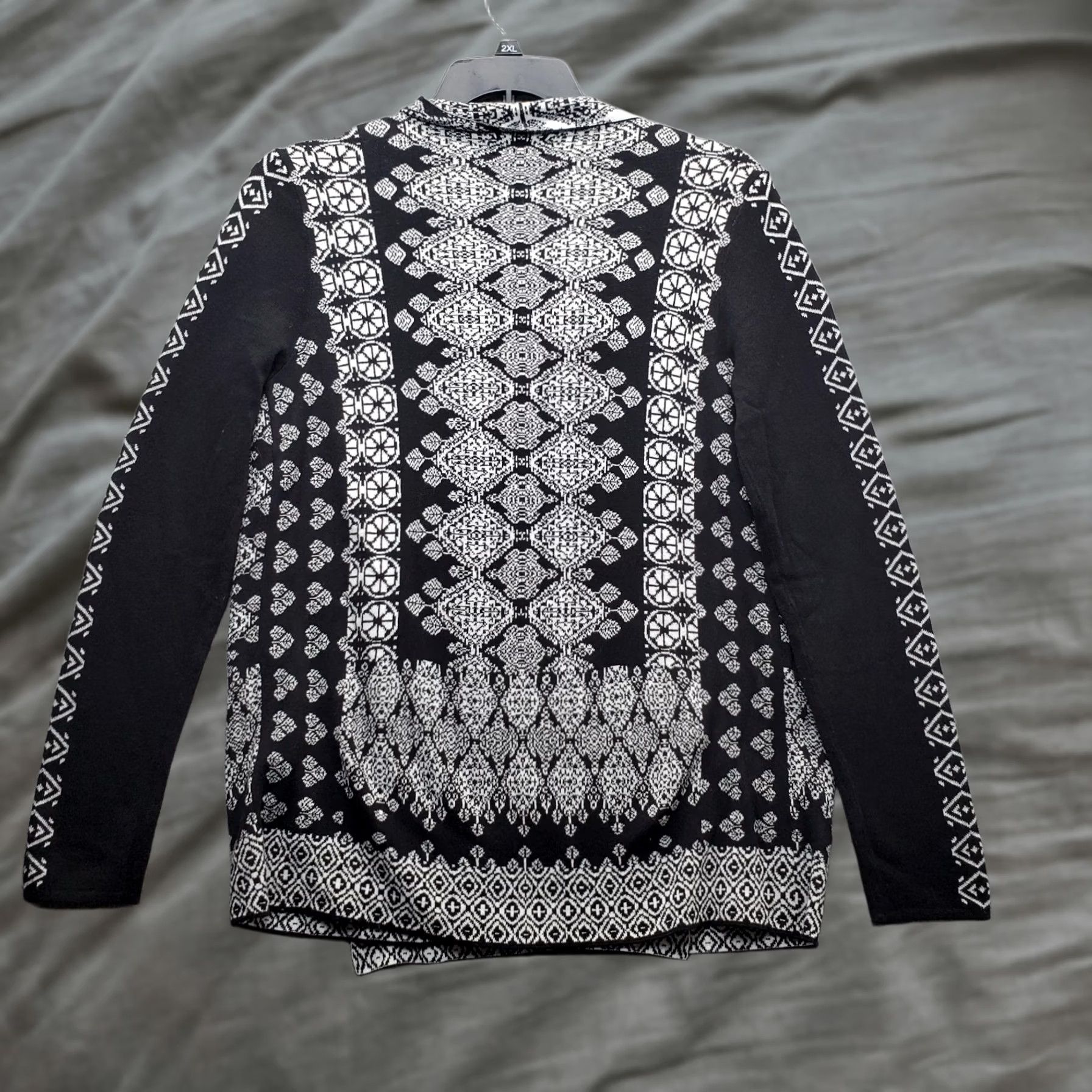 Lucky Brand Lucky Brand Los Angeles Cardigan Womens M Multicolor Aztec Print Open-Front Cardigan Size M / US 6-8 / IT 42-44 - 1 Thumbnail