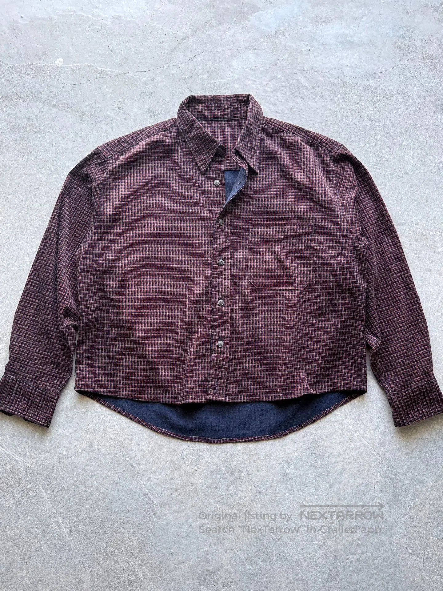 Vintage Vintage Remake Houndstooth Corduroy Shirt. Size US L / EU 52-54 / 3 - 1 Thumbnail