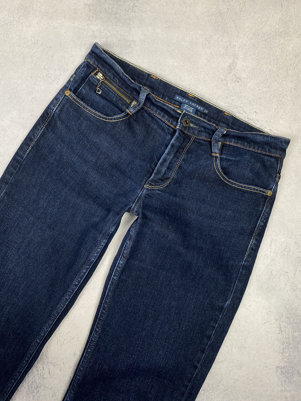 Polo Ralph Lauren × Ralph Lauren × Vintage Vintage Polo Ralph Lauren Flared Bootcut Denim Jeans Y2K Size 29" - 8 Thumbnail