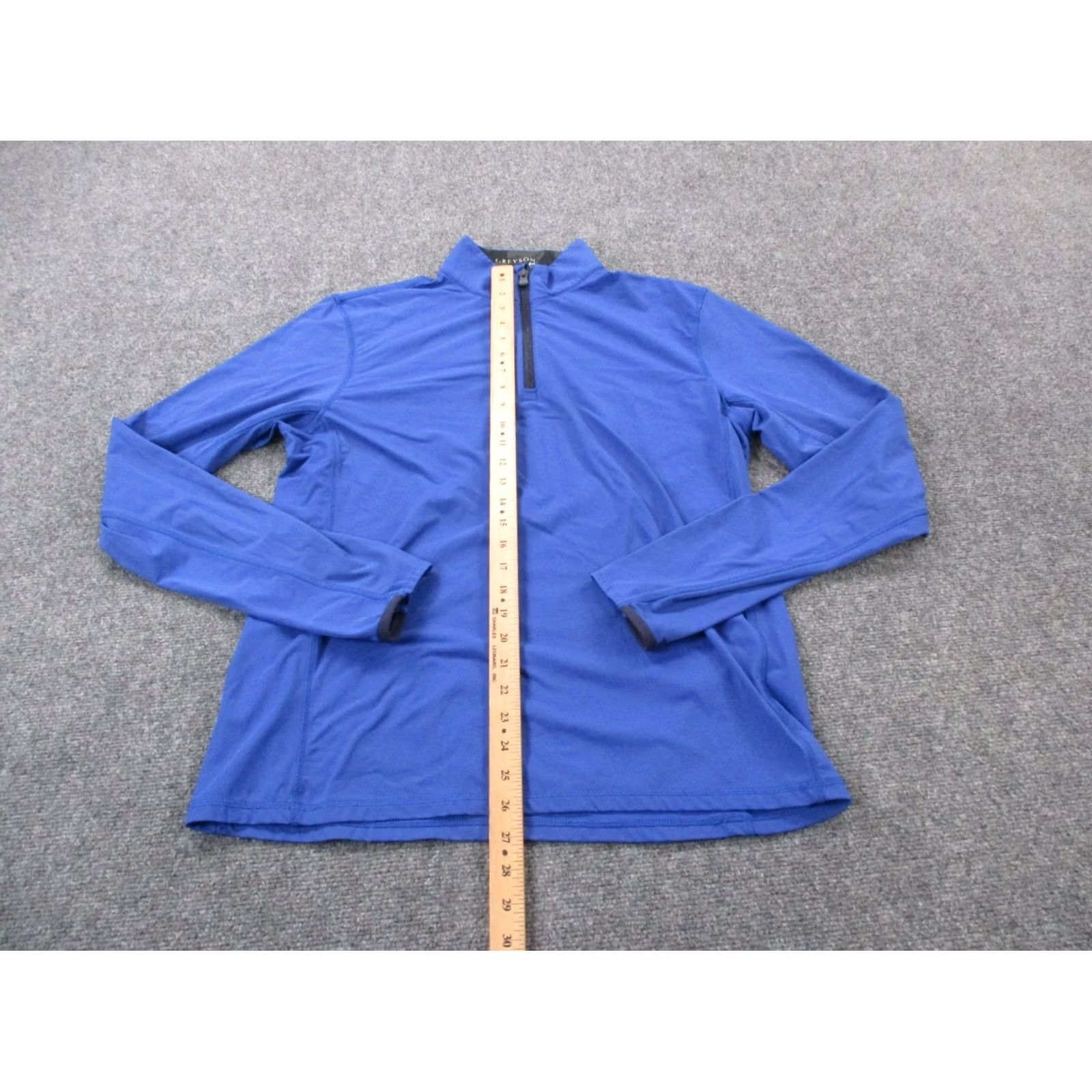 Vintage Greyson Jacket Men M Blue Lightweight Weathergear 1/4 Zip Windbreaker Regular Size M Mens Jacket Size US M / EU 48-50 / 2 - 3 Thumbnail
