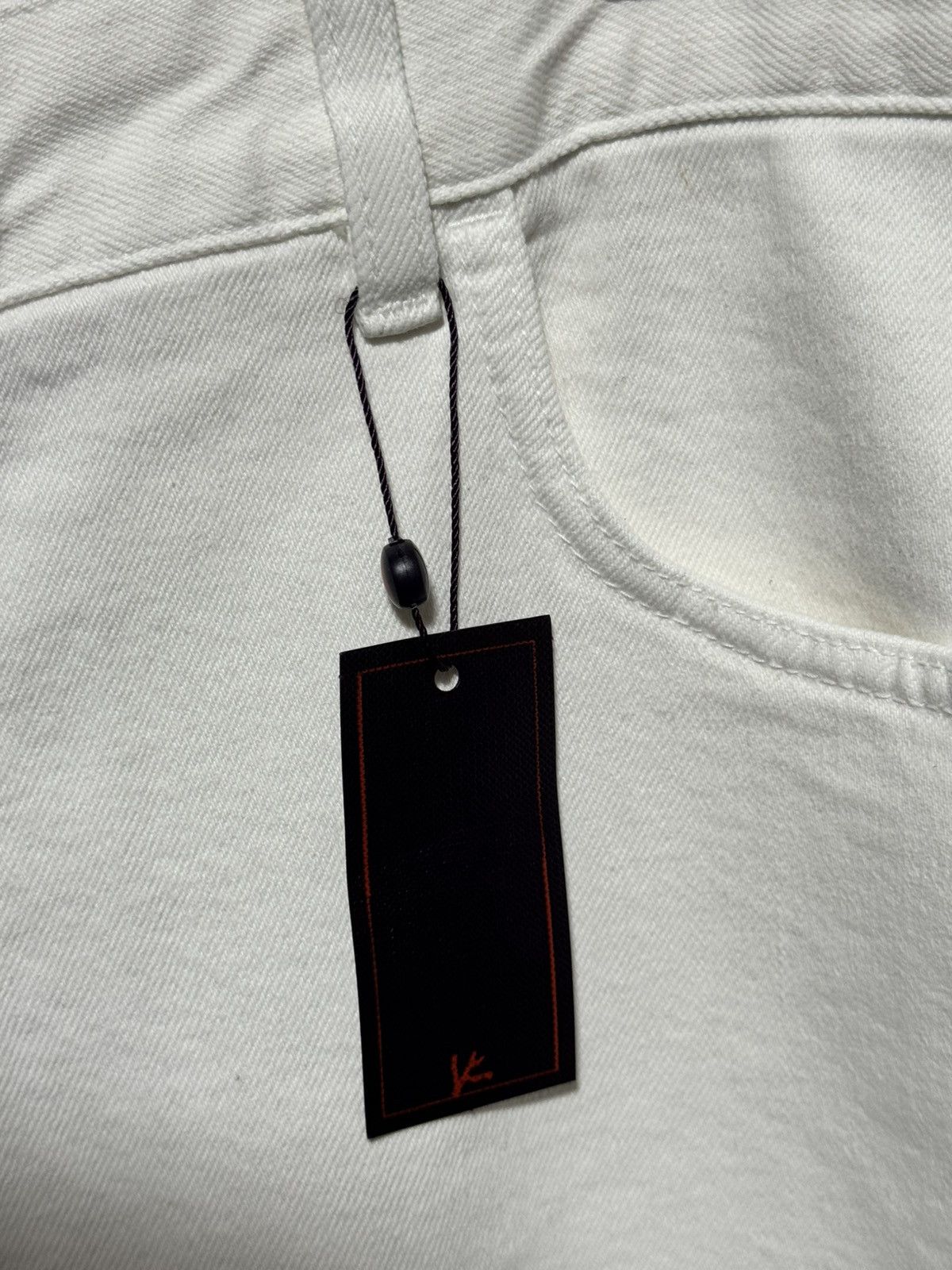 Isaia Napolii Isaia Napoli Barchetta White Denim Designer Jeans Size US 34 / EU 50 - 3 Thumbnail