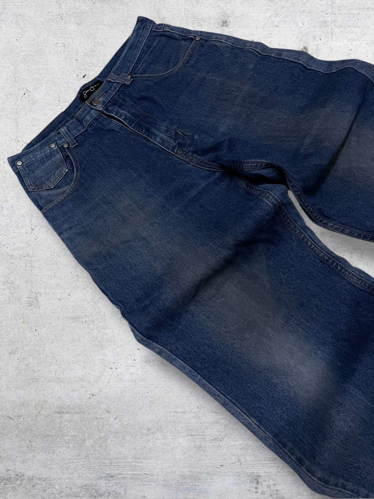Sean John VINTAGE SEAN JOHN OG 90S DESIGNER STREETWEAR BAGGY Y2K DENIM Size US 31 - 7 Thumbnail