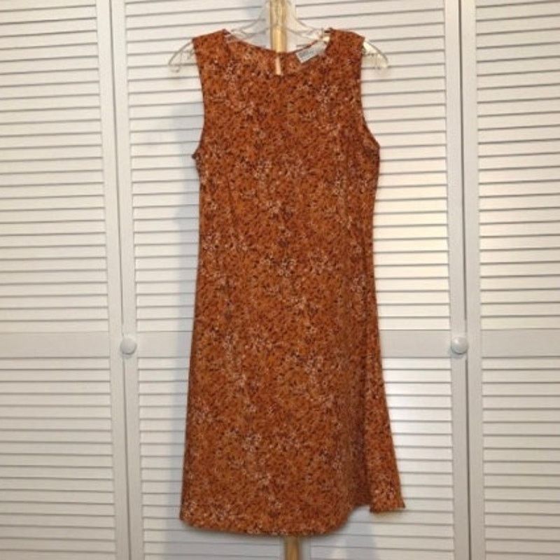 Other Giorgio Fiorlini Floral Sleeveless A-line Midi Dress 12 Size XL / US 12-14 / IT 48-50 - 1 Thumbnail