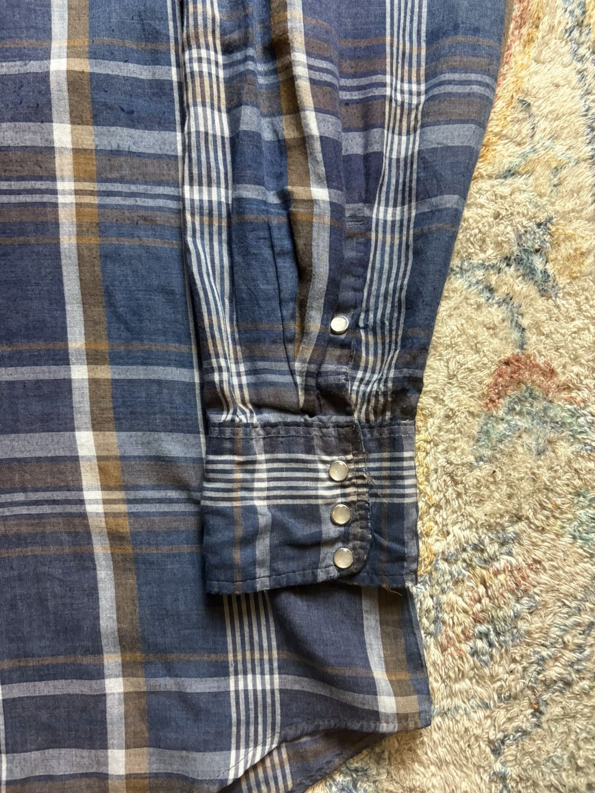 Vintage Vintage Western Craft Plaid Pearl Snap Shirt Size XL Size US XL / EU 56 / 4 - 6 Thumbnail