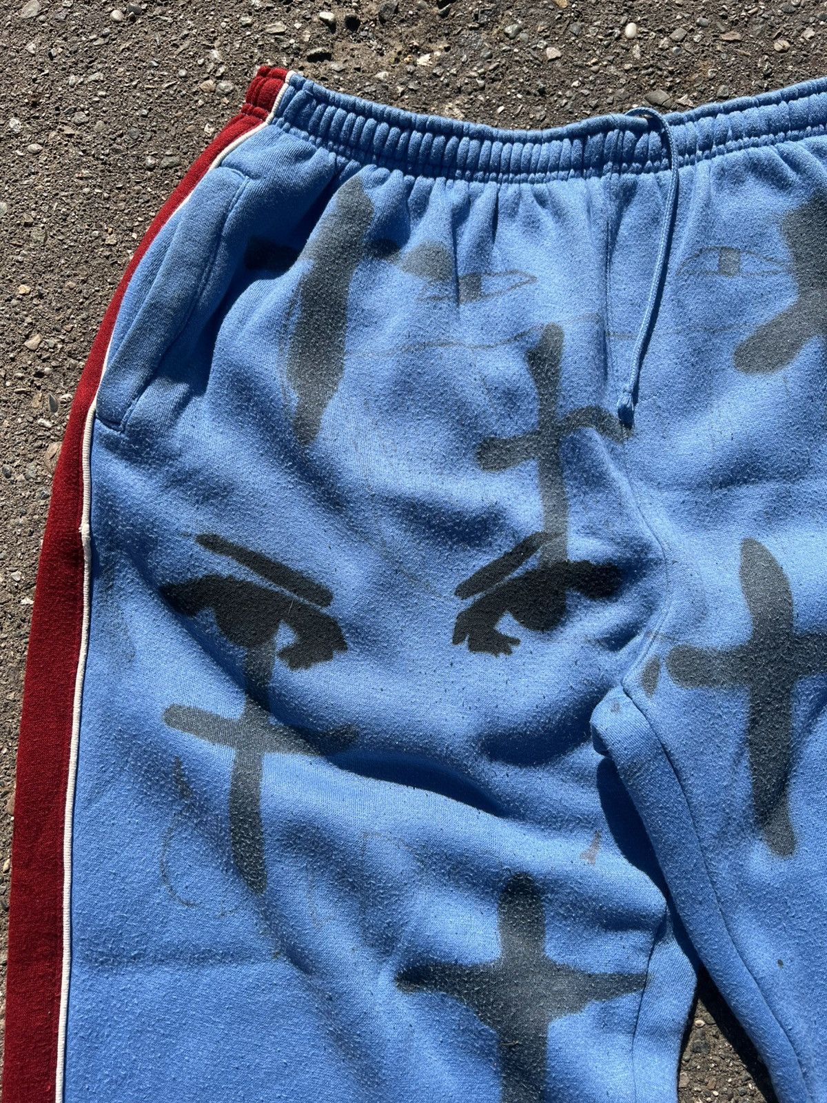 Vintage NovocentoNovantanove stencil baggy sweatpants Size US 36 / EU 52 - 8 Thumbnail