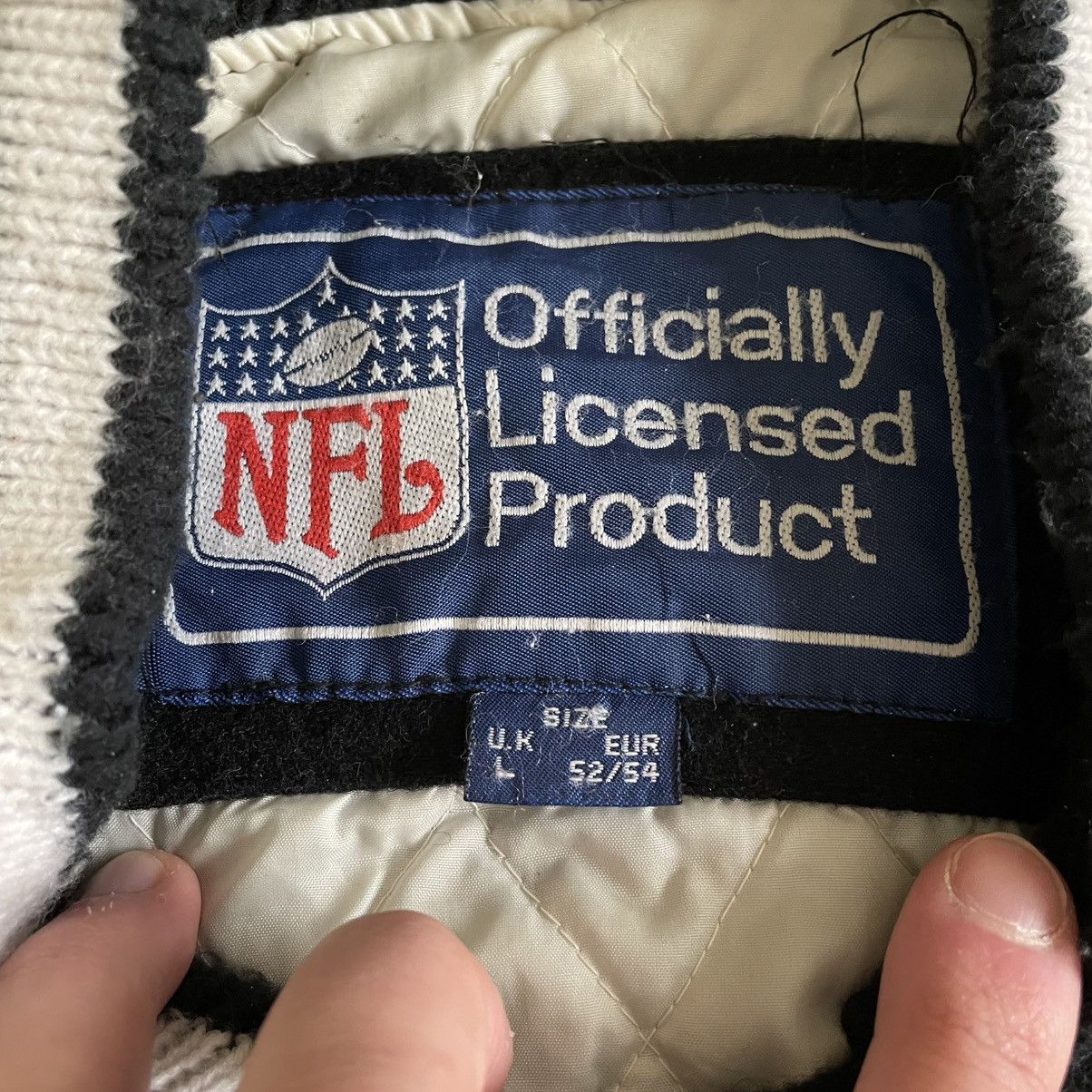 Vintage Vintage Los Angeles Raiders Jacket Varsity Mens L Oversized Size US L / EU 52-54 / 3 - 8 Thumbnail
