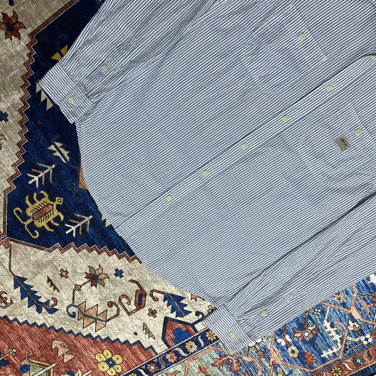 Denim & Supply Ralph Lauren × RRL Ralph Lauren × Ralph Lauren Denim & Supply Ralph Lauren Striped Double Pocket Shirt Size US M / EU 48-50 / 2 - 6 Thumbnail