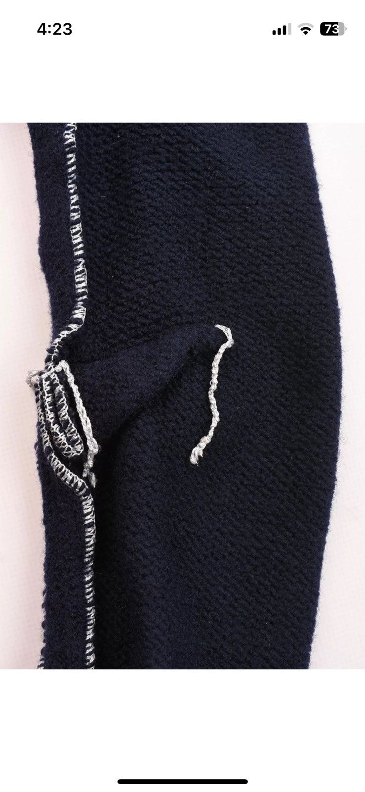 Maison Margiela Margiela size s marineblau Merinowolle pullover Kleid Size S / US 4 / IT 40 - 6 Thumbnail