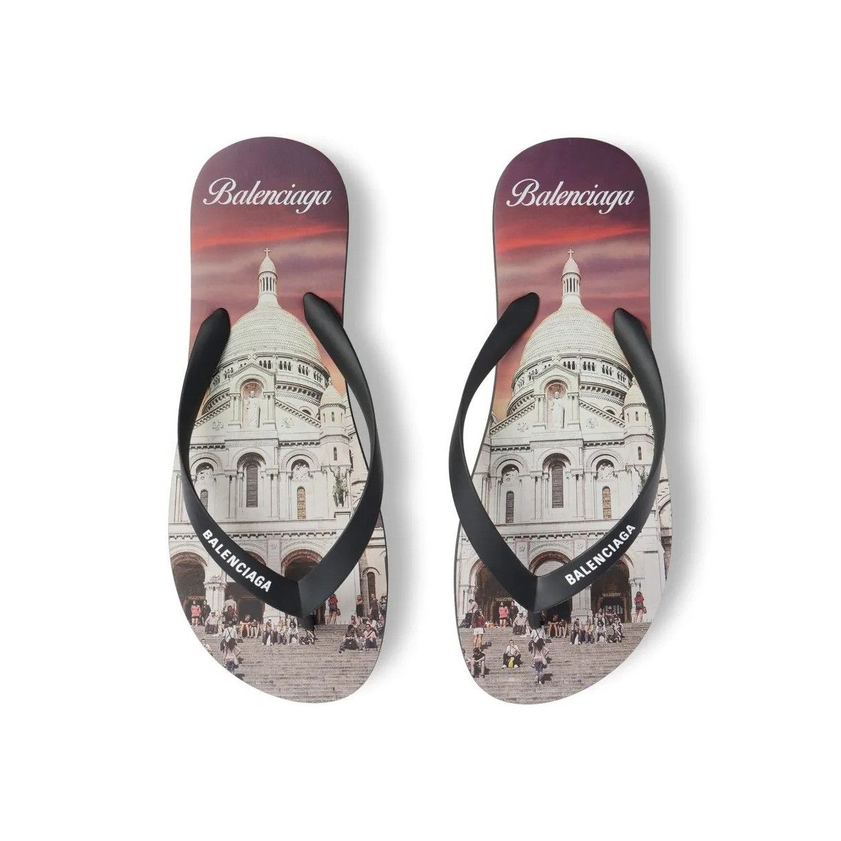 Balenciaga o1loc1c0925 812925 Souvenir Thong Sandals in Multicolor Size US 10 / EU 43 - 3 Thumbnail