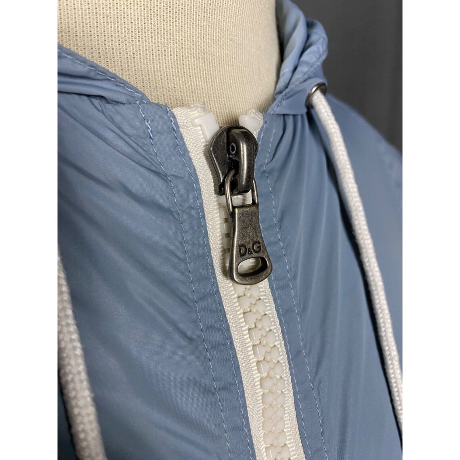 Dolce & Gabbana Dolce&Gabbana Men's Blue Windbreaker Jacket Size 50 Size US M / EU 48-50 / 2 - 7 Thumbnail