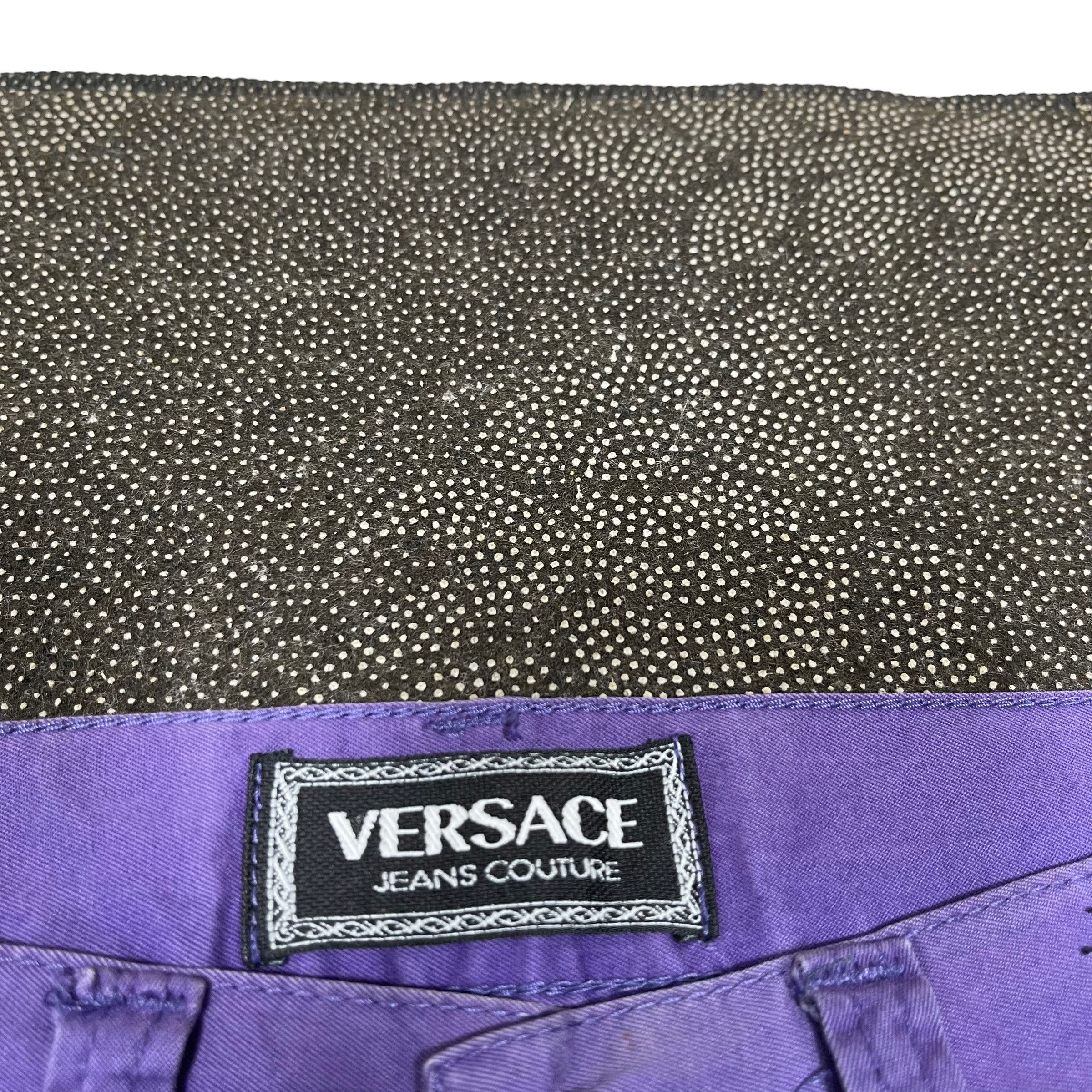 Versace × Versace Jeans Couture Versace Jeans Couture Minimalist Light Purple Pants Size US 28 / EU 44 - 6 Thumbnail