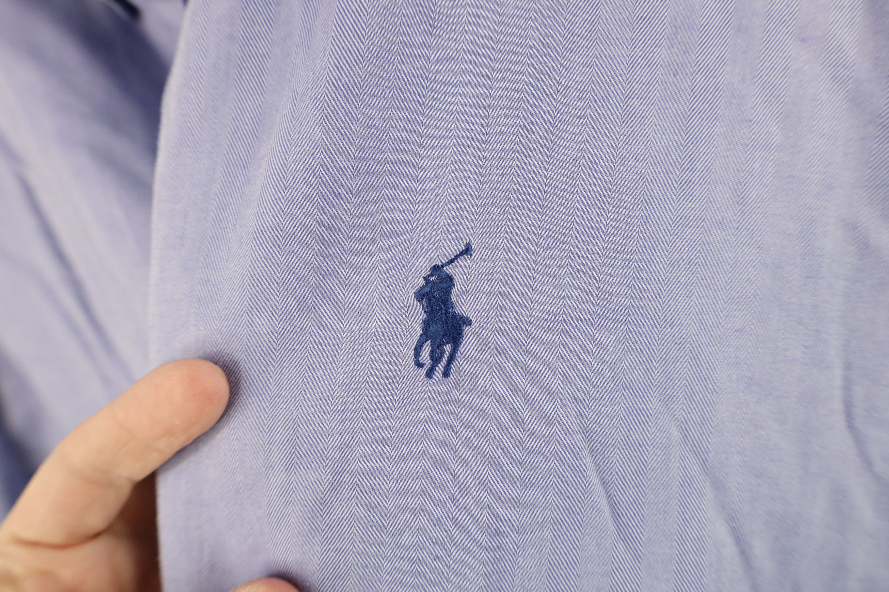 Ralph Lauren Vintage 90s Ralph Lauren Collared Button Down Shirt Blue Size US XXL / EU 58 / 5 - 4 Thumbnail