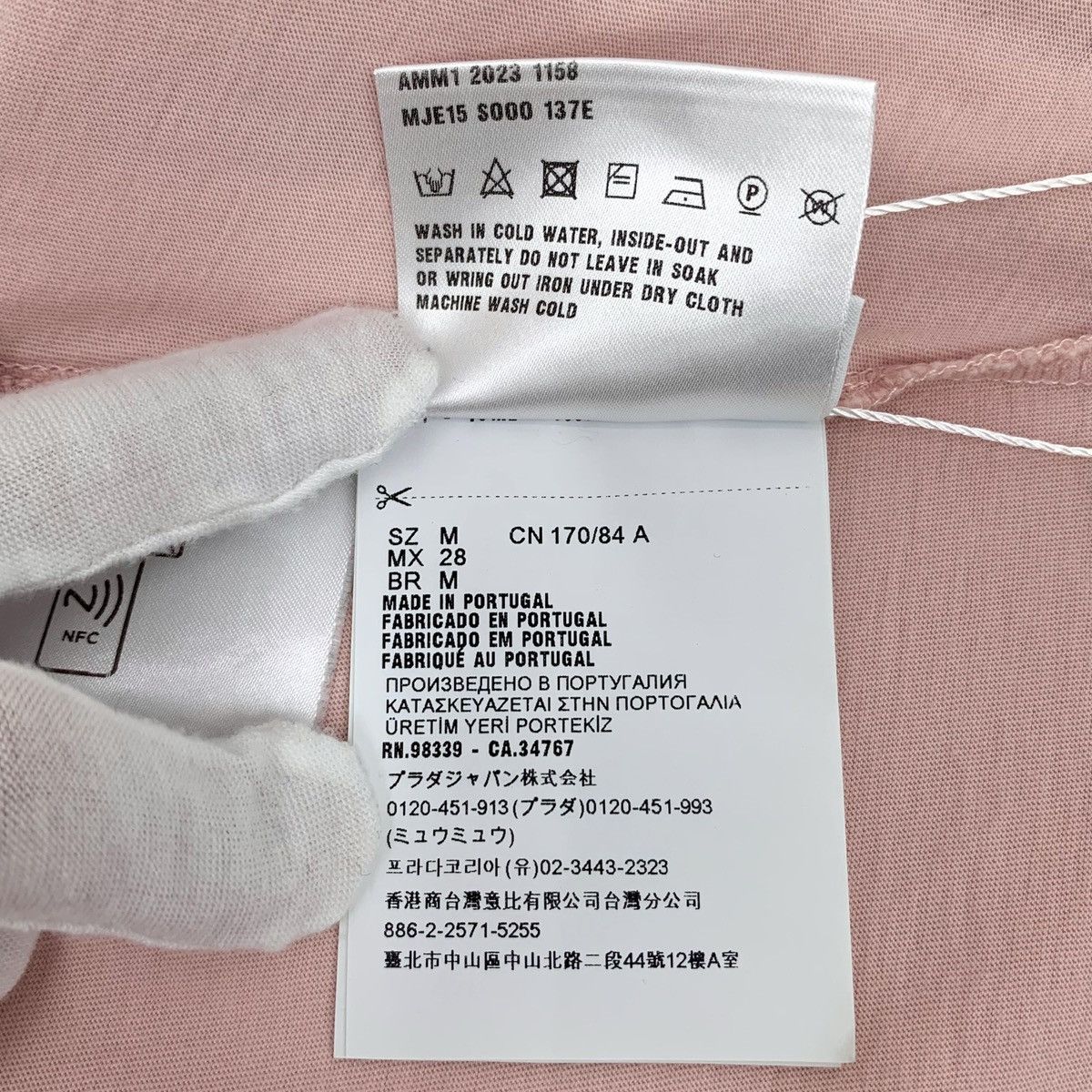 Miu Miu Miu Miu 23 Collection Pink Long Sleeve Base Layer K26WX Size M / US 6-8 / IT 42-44 - 8 Thumbnail