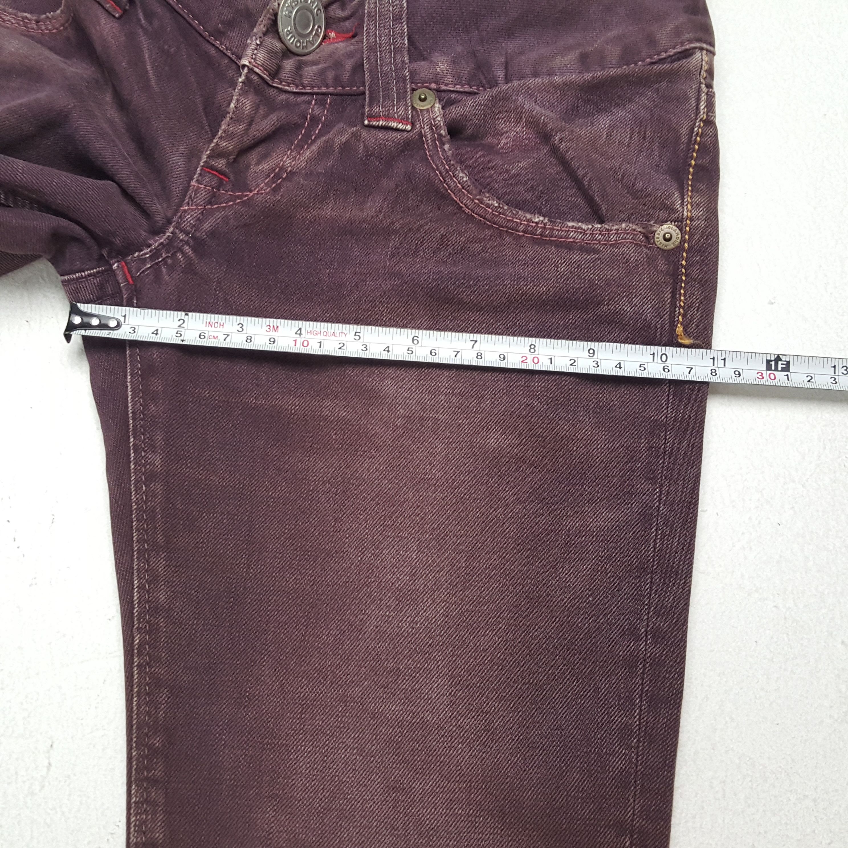 Hysteric Glamour × Japanese Brand × Vintage HYSTERIC GLAMOUR Japanese Brand Streetwear Custom Art Jeans Size 29" - 9 Thumbnail