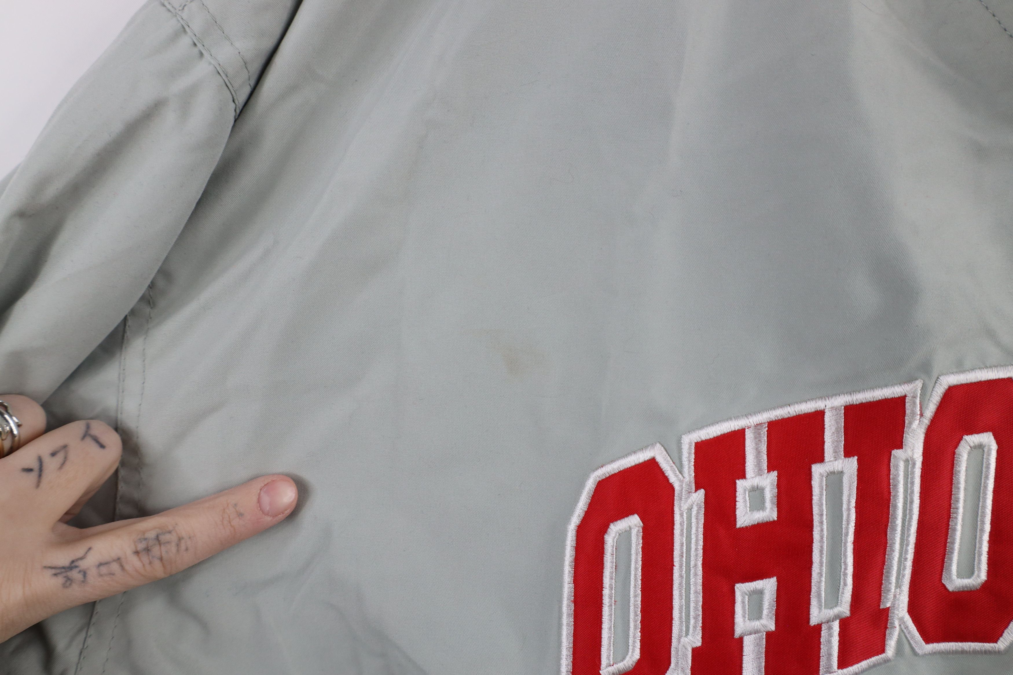 Vintage Vintage 90s Ohio State University Windbreaker Jacket Size US XL / EU 56 / 4 - 7 Thumbnail