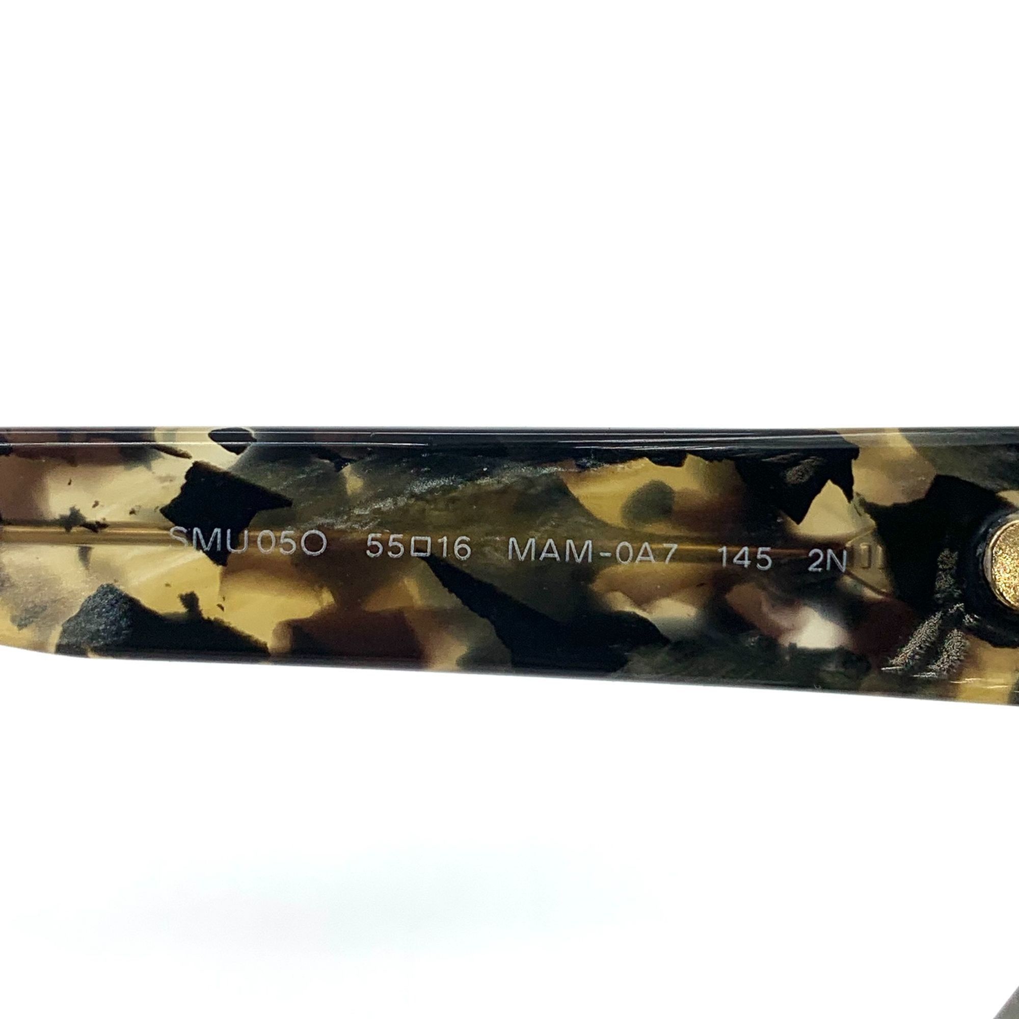 Miu Miu Miu Miu Womens Oversized Square Tortoiseshell Sunglasses Wit Size ONE SIZE - 5 Thumbnail