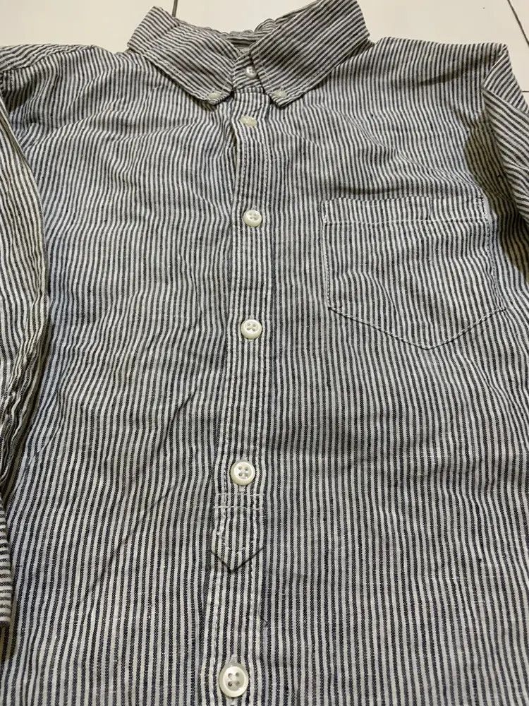 GOSTAR DE FUGA GOSTAR DE FUGA LINEN HICKORY STRIPED shirt Size US S / EU 44-46 / 1 - 4 Thumbnail