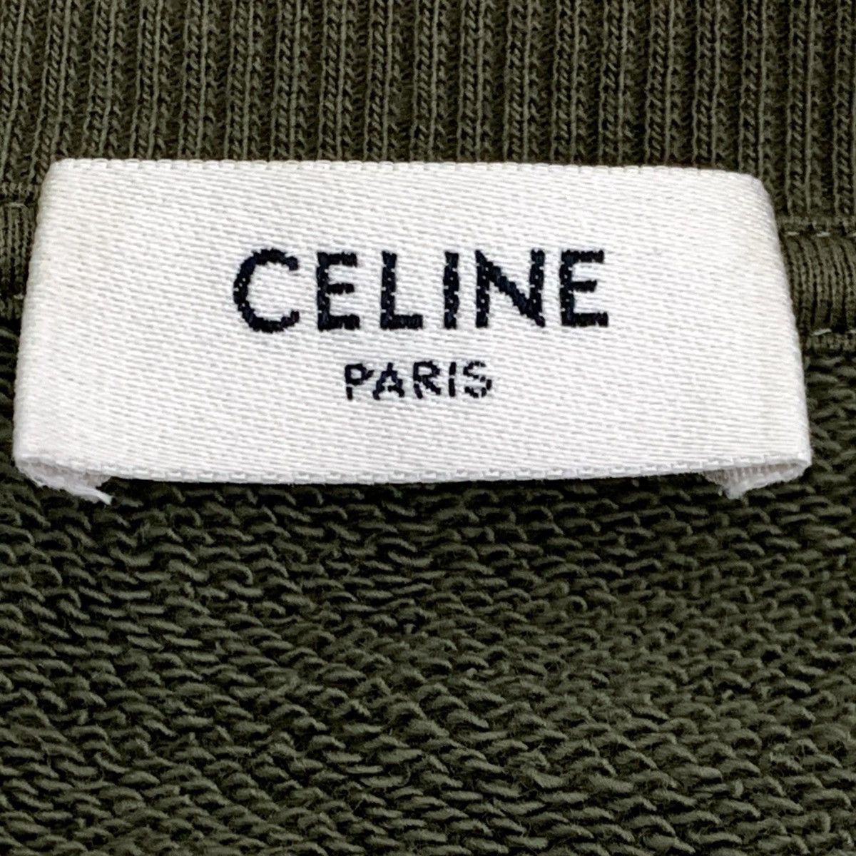 Celine Celine Army Green Letter Print Short Sleeve T-shirt K26WX Size XS / US 0-2 / IT 36-38 - 6 Thumbnail