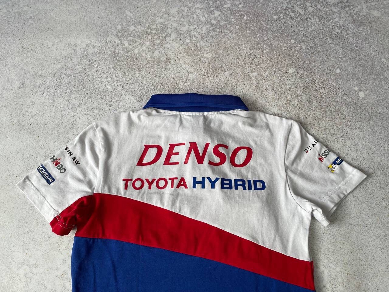 NASCAR × Vintage Vintage Toyota Mobil 1 Racing Polo Big Graphic Logo Y2K Rare Size US M / EU 48-50 / 2 - 4 Thumbnail