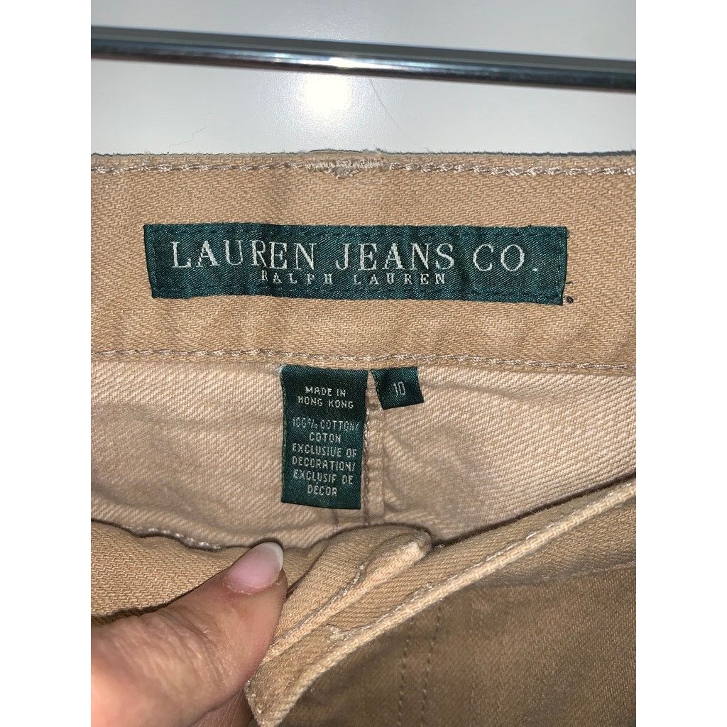 Lauren Ralph Lauren Lauren Ralph Lauren Women's Beige Floral Bootcut Jeans Size 32" / US 10 / IT 46 - 2 Thumbnail