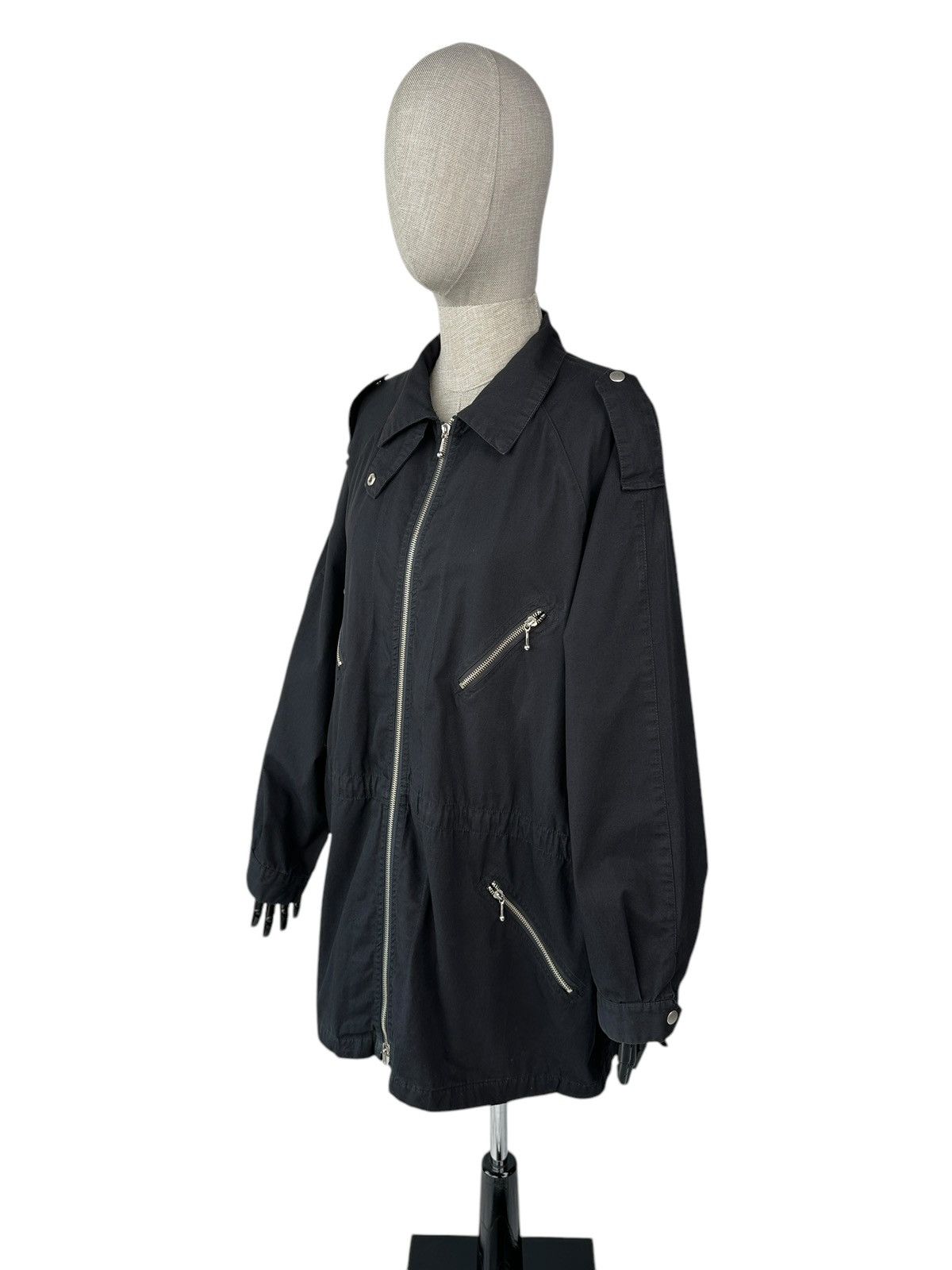 Gudrun Sjoden GUDRUN SJODEN Oversized Black Parka Jacket size M Size M / US 6-8 / IT 42-44 - 2 Thumbnail