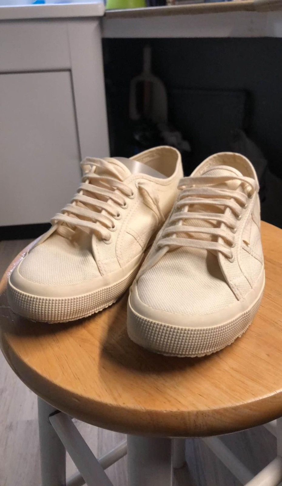 Superga Superga Cream Color Size 41 Or Mens 8 Womens 9.5 Size US 8 / EU 41 - 2 Thumbnail