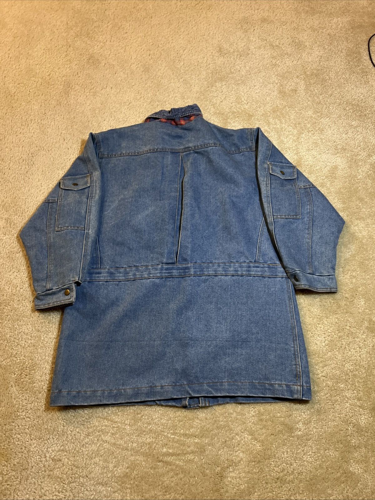 Vintage Vintage Oversized Heavy Denim Jacket Shacket Chore Coat Size M / US 6-8 / IT 42-44 - 2 Thumbnail