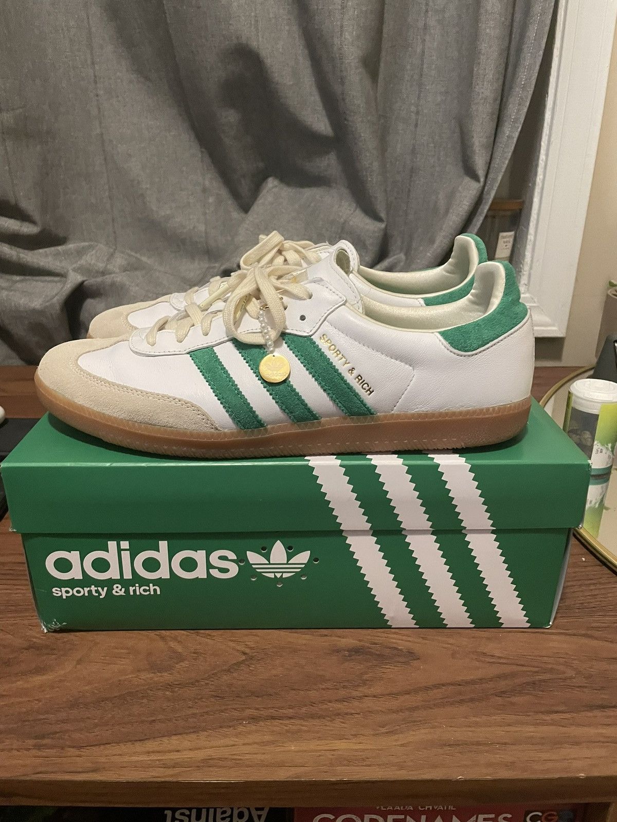 Adidas × Sporty & Rich Sporty & Rich x Samba OG 'White Green Adidas × Sporty & Rich Sporty & Rich x Samba OG 'White Green