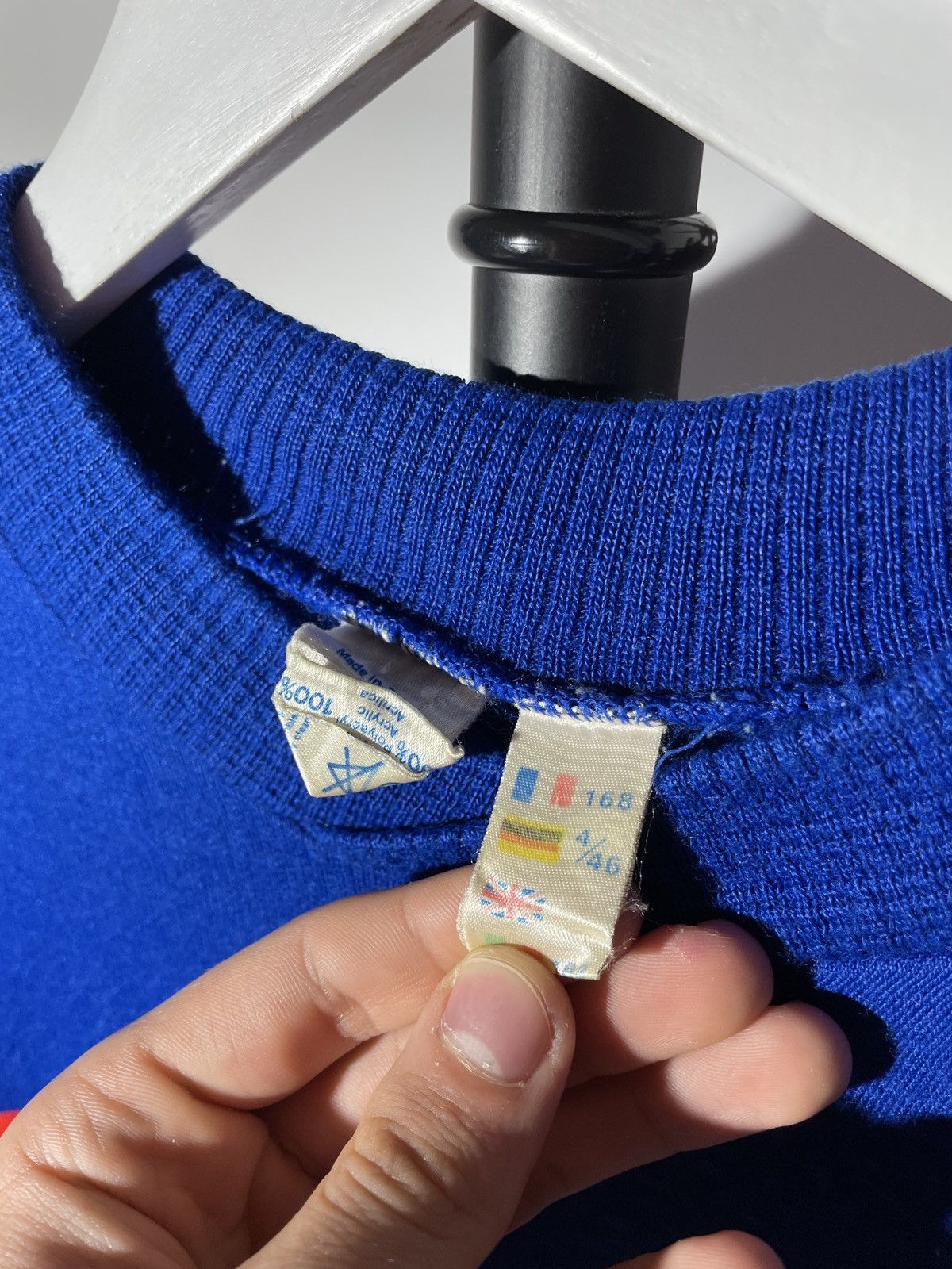 Adidas × Vintage 80s Adidas Ventex Made in France Vintage Sweatshirt Size US XS / EU 42 / 0 - 11 Thumbnail