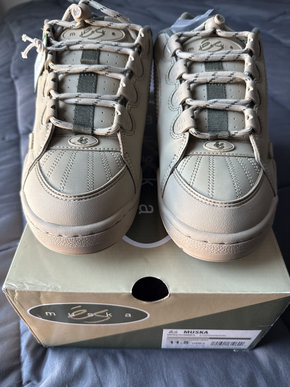eS éS Muska “Tan & Green” Size US 11.5 / EU 44-45 - 2 Thumbnail