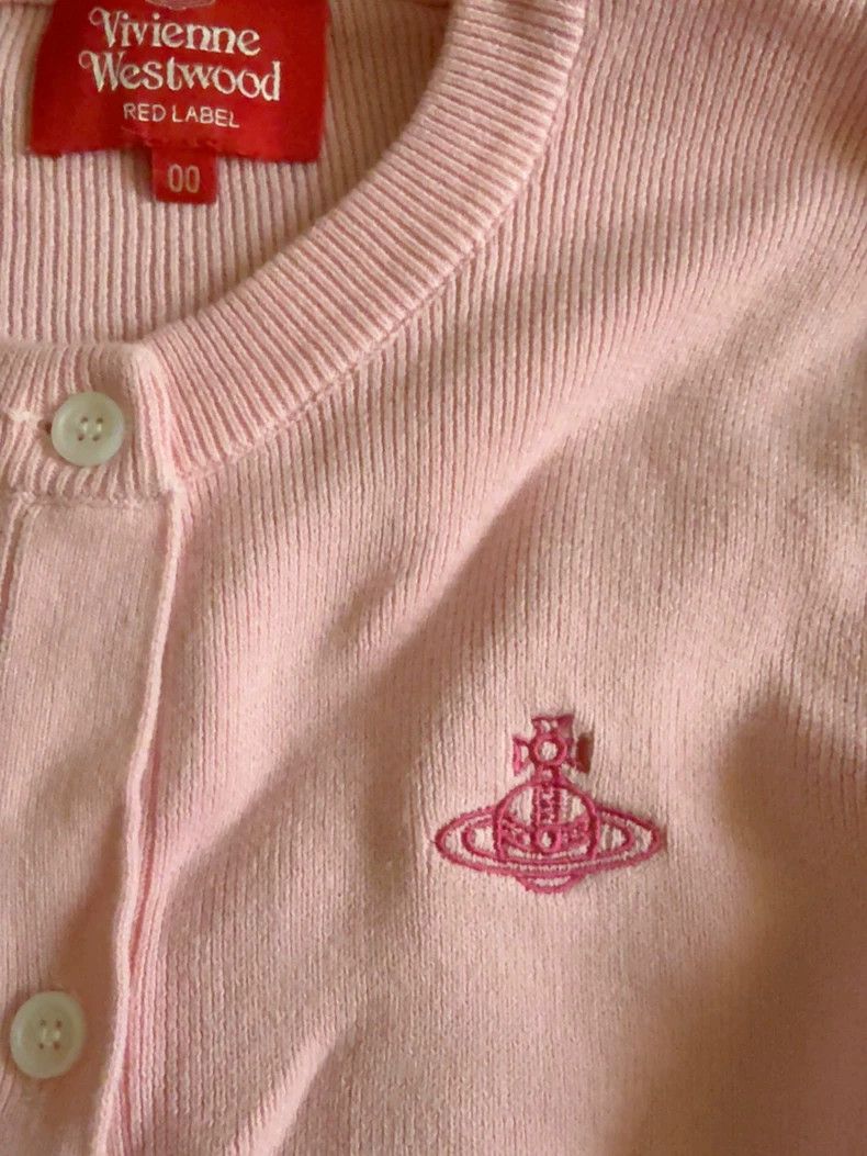 Other Vivienne Westwood Pink patchwork knit cardigan Size S / US 4 / IT 40 - 2 Thumbnail