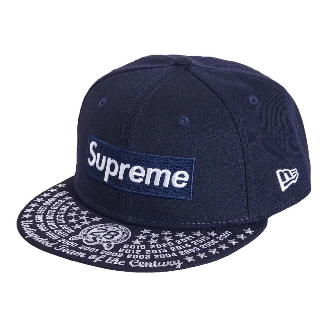 New Era × Supreme Supreme New Era Icy S Logo Fitted Hat Bright