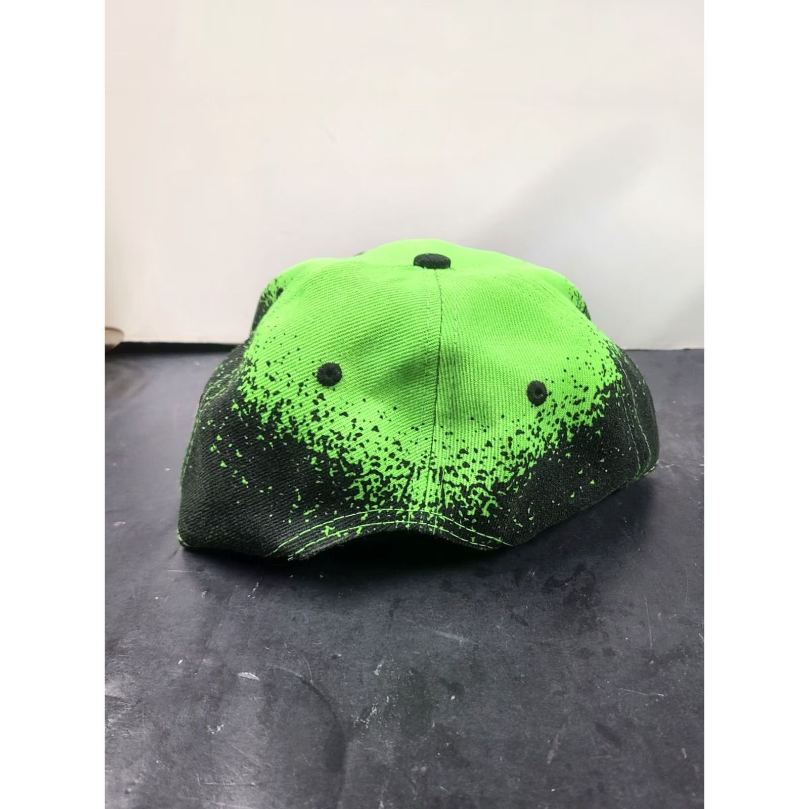Vintage VINTAGE Cayler & Sons Black/Green Snapback Baseball Cap Men One Size Green Splatter Cotton Knit Hat Cap Size ONE SIZE - 5 Thumbnail