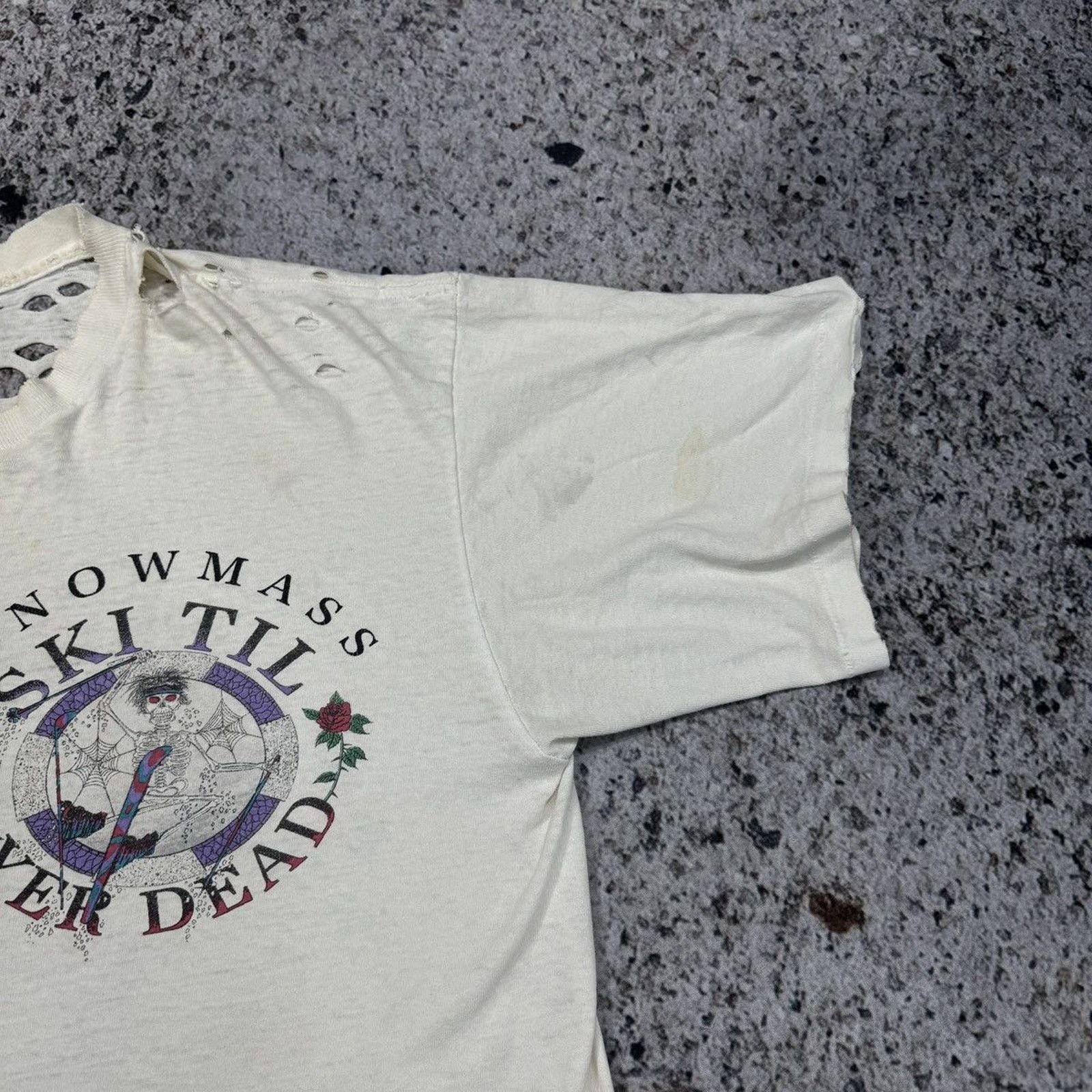 Band Tees Thrashed Faded Distressed Grateful Dead Shirt ERD Grunge Size US XL / EU 56 / 4 - 13 Thumbnail