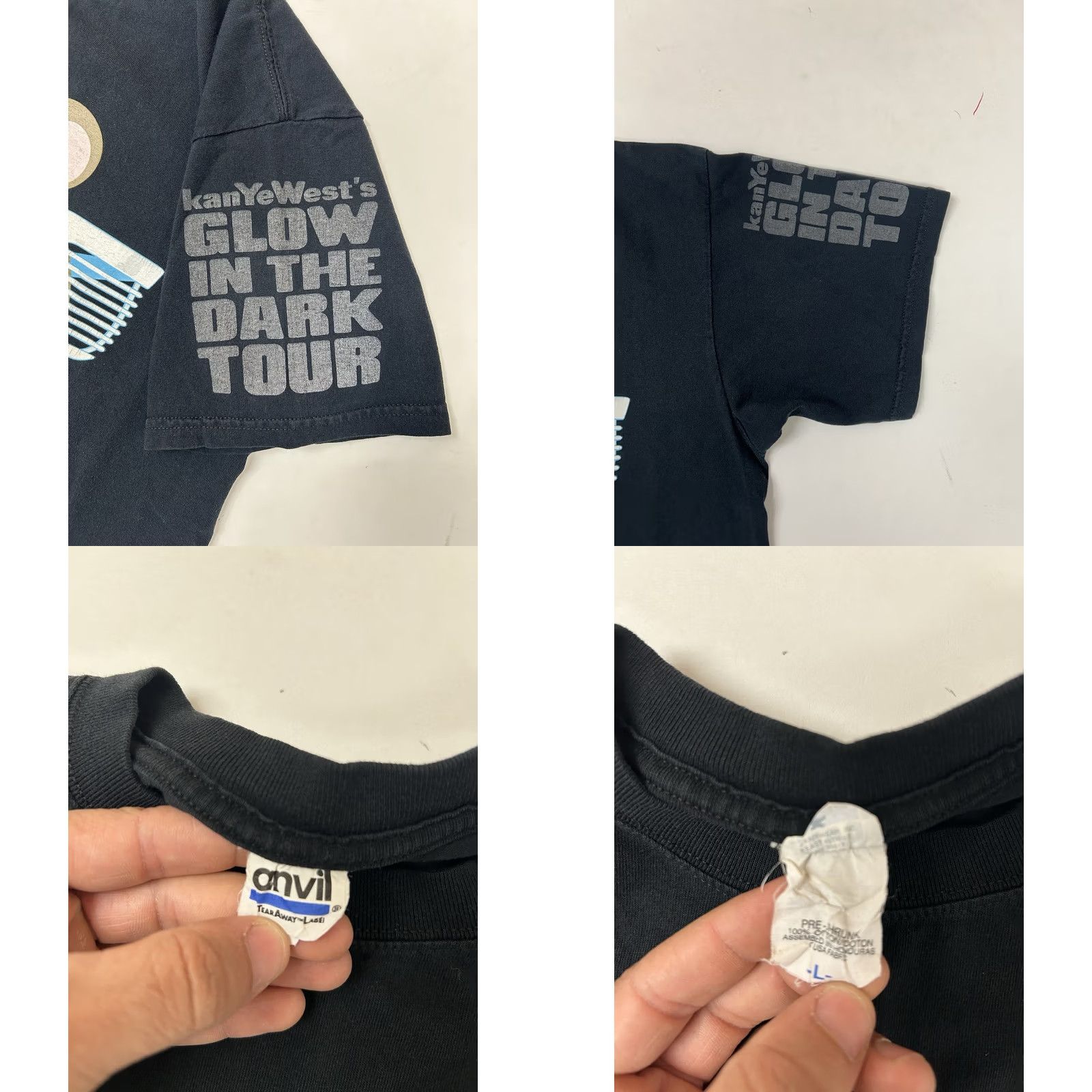 Vintage Kanye West Glow In The Dark Tour 2007 Takashi Murakami Size Large TShirt Black Shirt Mens Graphic Print Vintage Kanye West Tour Brand: Kanye West Tour Size US L / EU 52-54 / 3 - 8 Thumbnail