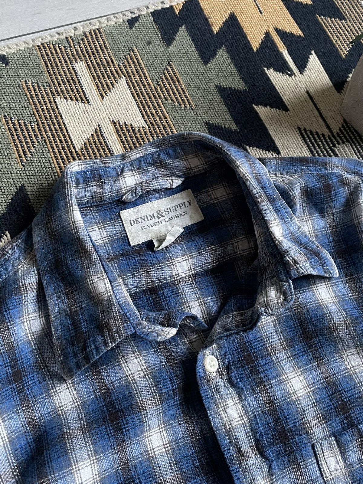 Denim & Supply Ralph Lauren × Polo Ralph Lauren × Vintage Vintage Denim & Supply Ralph Lauren Flannel Shirt Size US M / EU 48-50 / 2 - 6 Thumbnail