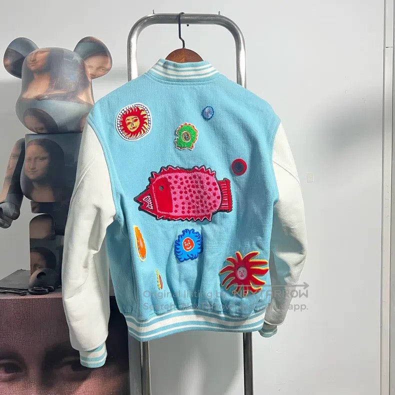 Louis Vuitton Louis Vuitton Kusama Baseball Jacket Size US M / EU 48-50 / 2 - 2 Thumbnail