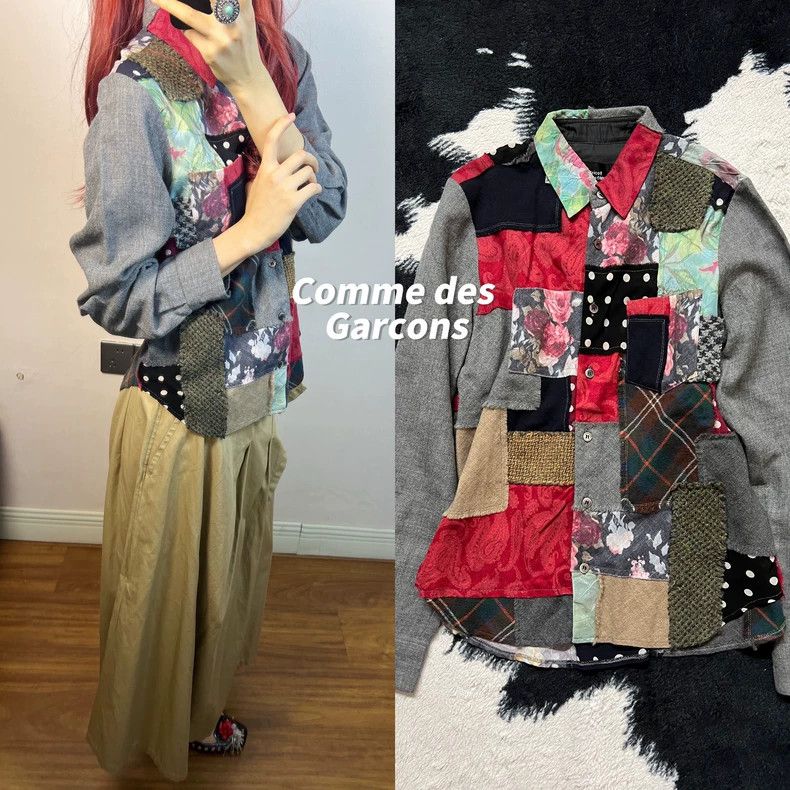 Comme des Garcons Comme Des Garcons Baijiabu multi-element collage shirt Size M / US 6-8 / IT 42-44 - 1 Thumbnail